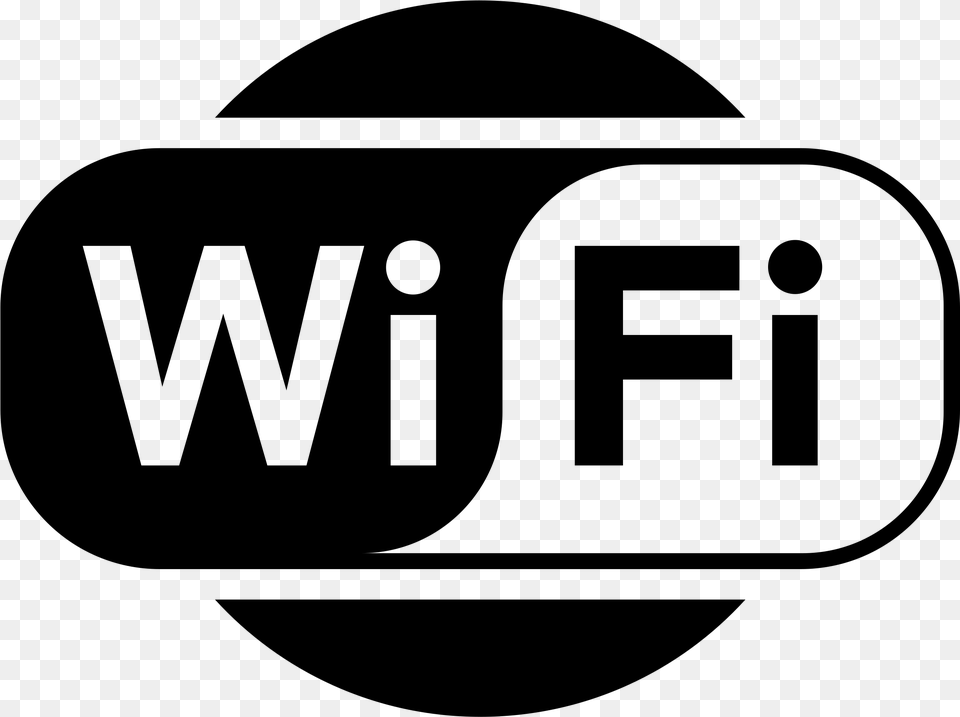 Logo De Wifi, Gray Free Png