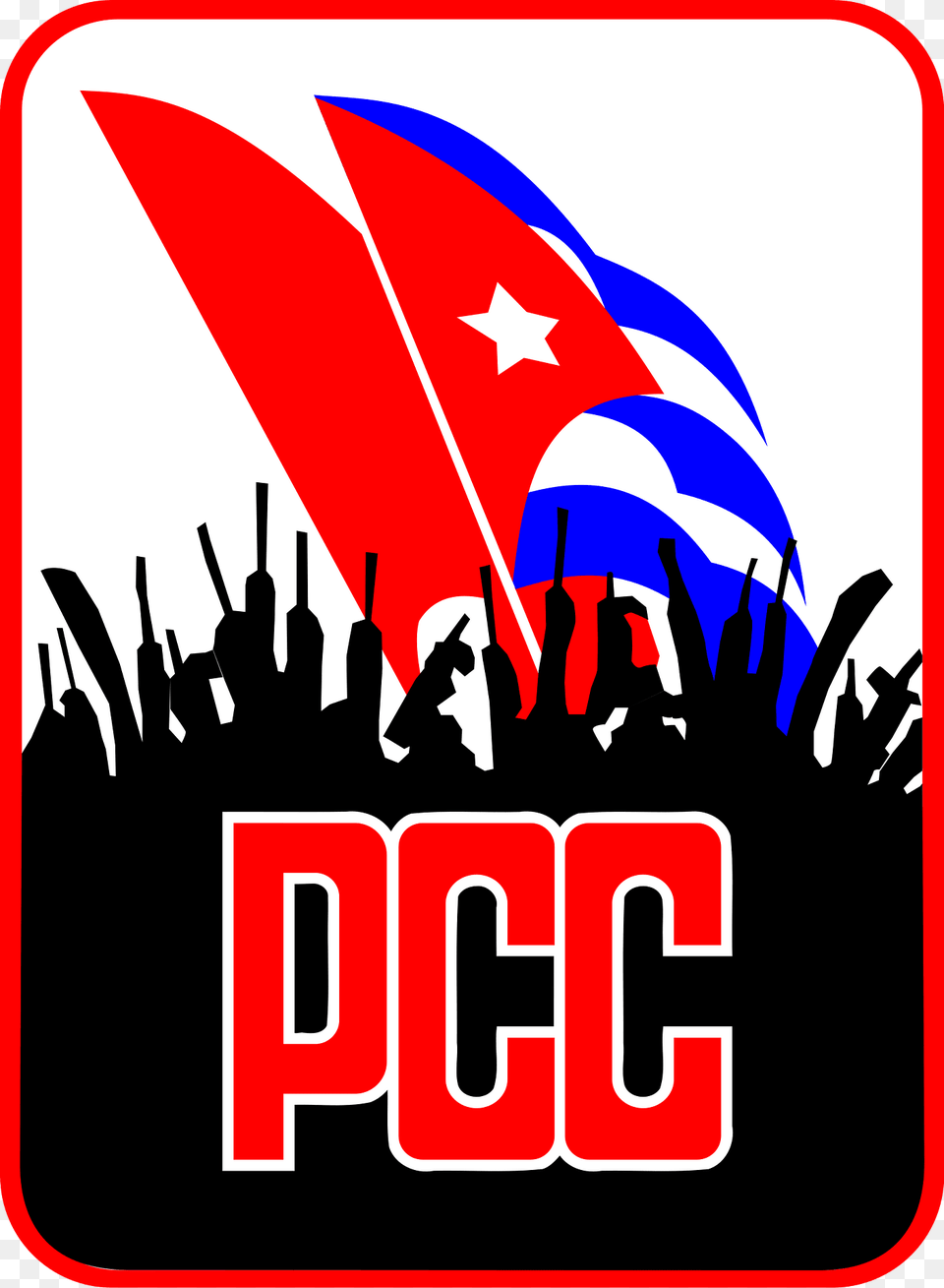 Logo Del Partido Comunista De Cuba Clipart, Crowd, Person, Dynamite, Weapon Png Image