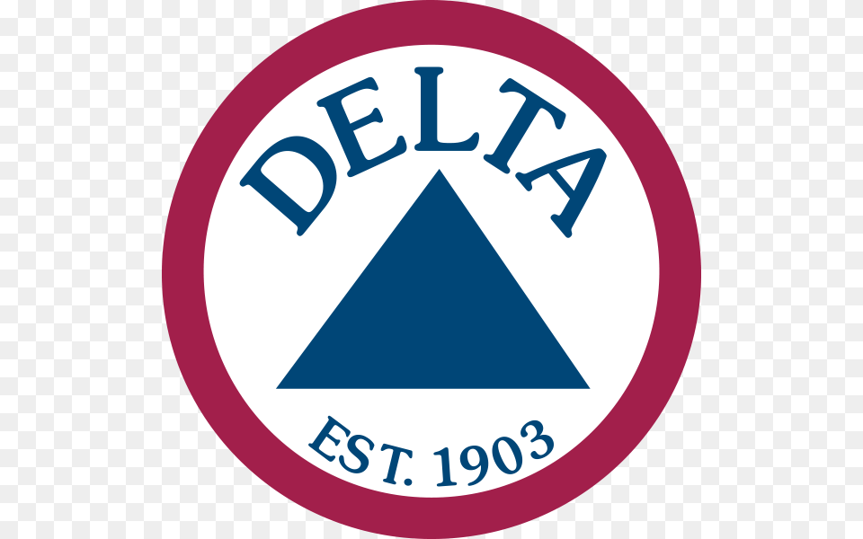 Logo Delta Apparel Logo, Triangle, Disk Png