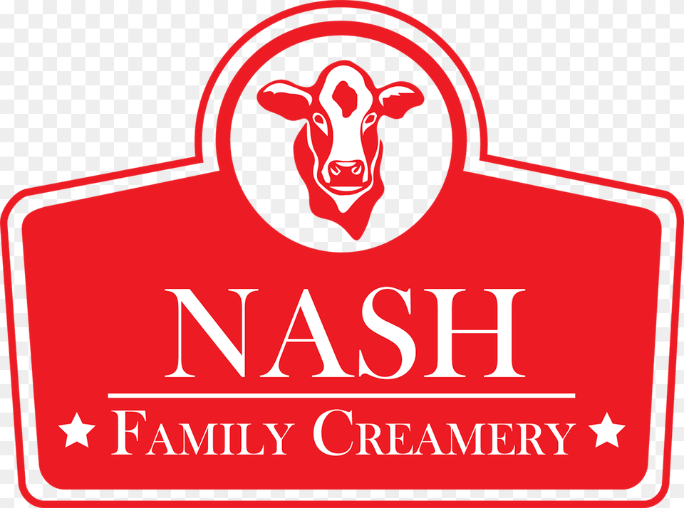 Logo Design By 77 Degrees Media For Nash Family Creamery Ficken Likr, Animal, Cattle, Cow, Livestock Png Image