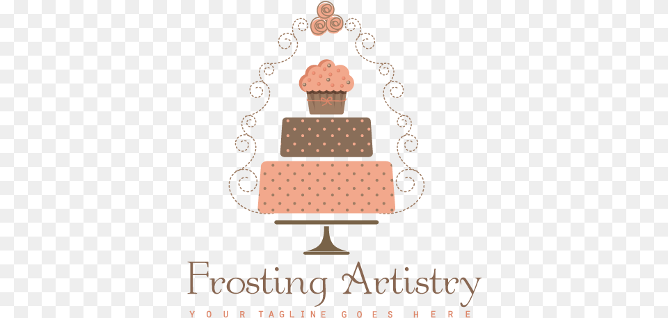 Logo Design By Dalia Sanad For This Project Logo Cake Design, Dessert, Food, Birthday Cake, Cream Free Png