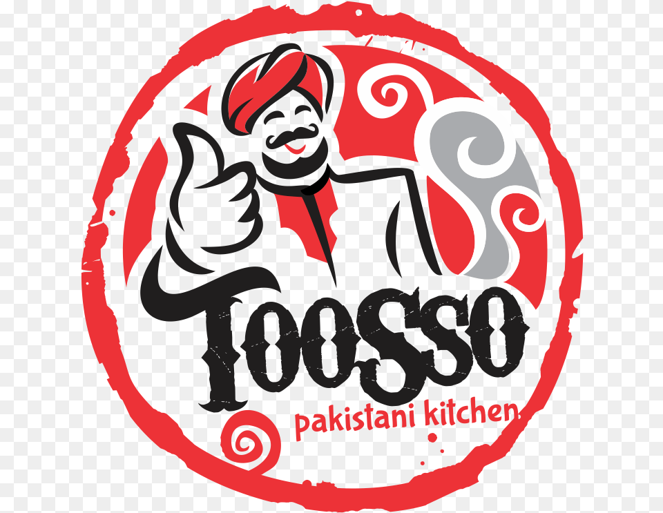 Logo Design By Gigih Rudya For Toosso Pakistani Restaurant Logo, Advertisement, Person, Hand, Body Part Free Png Download