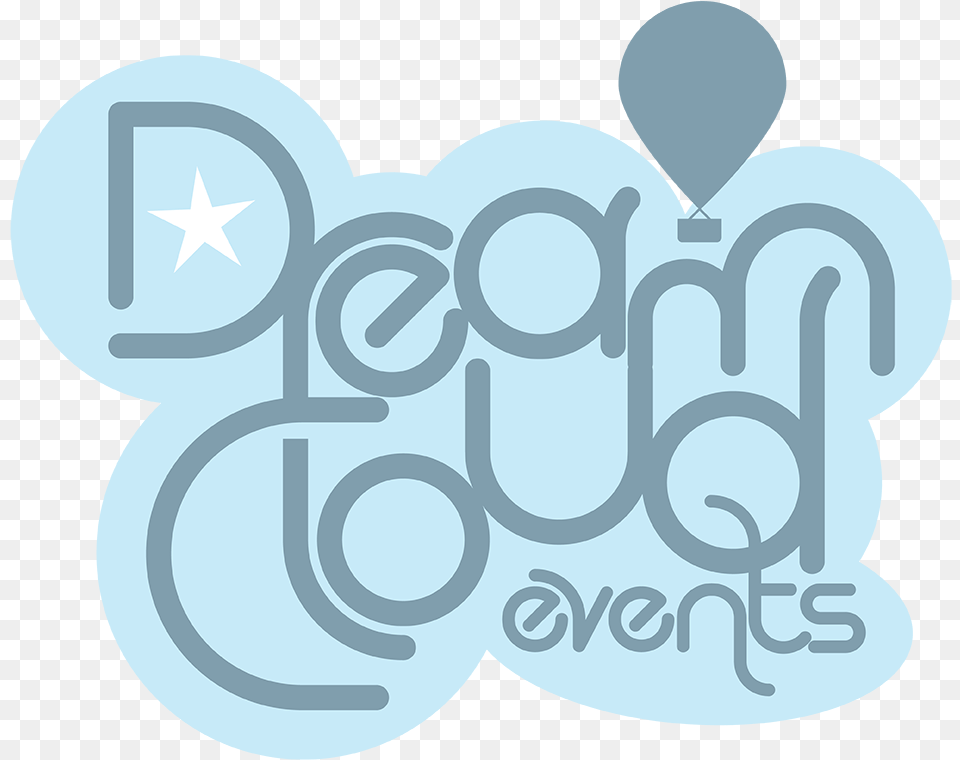Logo Design By Gxtpo For Dream Cloud Events Graphic Design, Text, Balloon Png Image