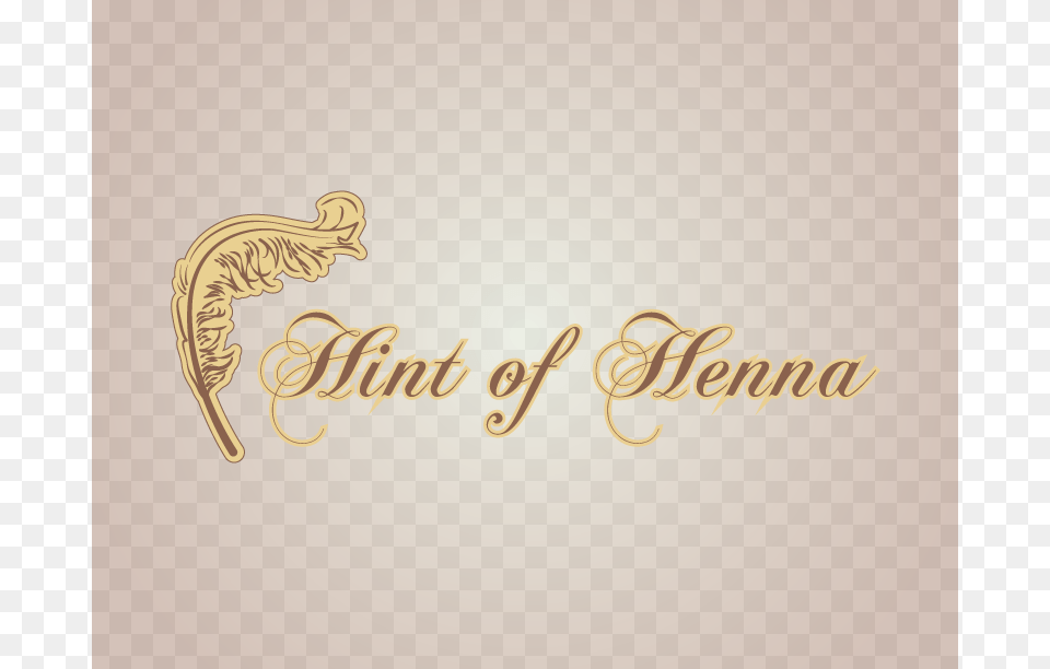 Logo Design By Jdsc For Hint Of Henna Henna Logo Design, Text, Calligraphy, Handwriting Free Png