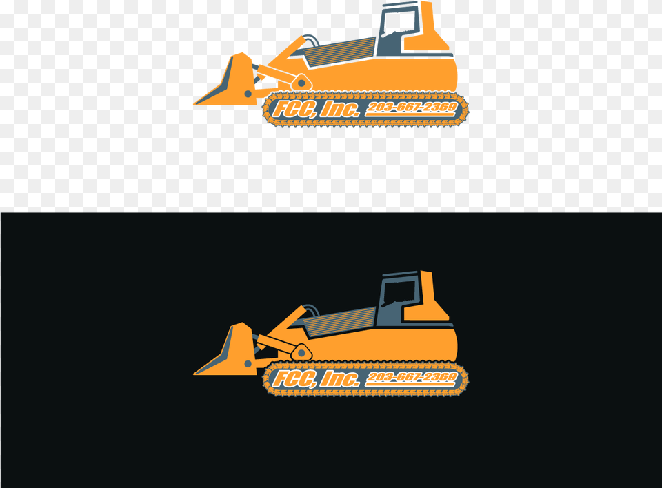 Logo Design By Just Me For This Project Bulldozer, Machine Png Image