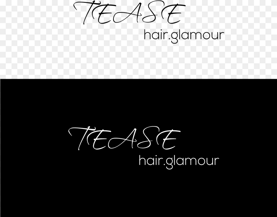 Logo Design By Rsdlvr For Tease Hair Glamour Hair, Text, Handwriting Png