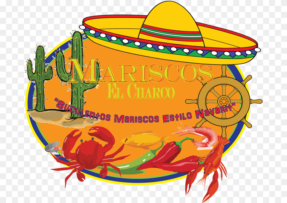 Logo Design By Sansandesigncreations1 For Mariscos Cinco De Mayo Golf, Clothing, Hat, Sombrero, Machine Png