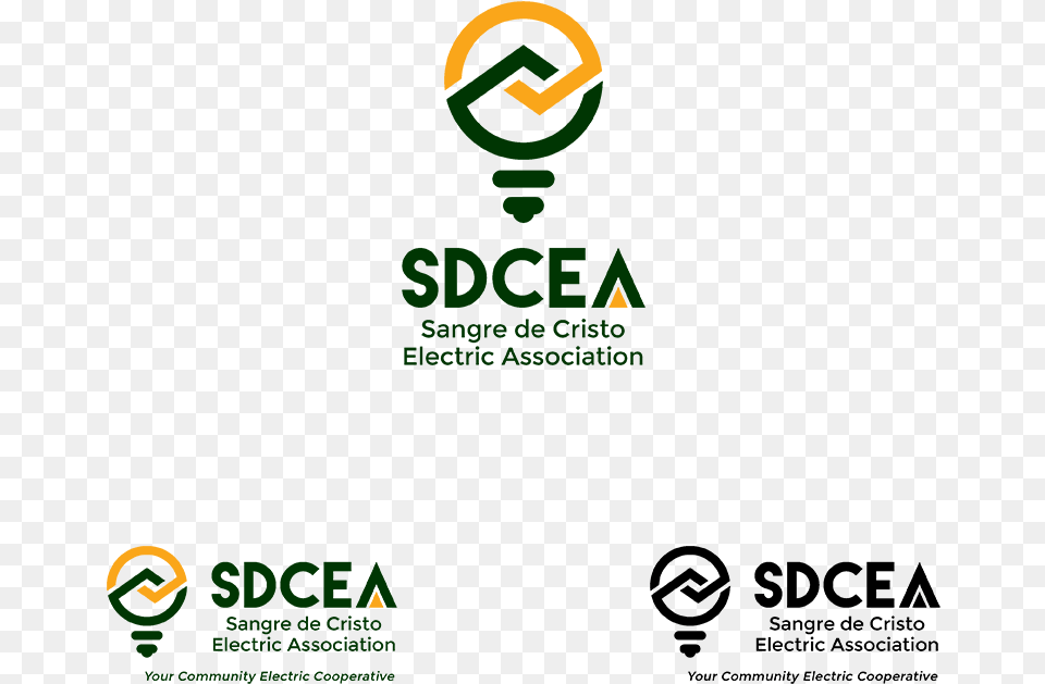 Logo Design By Saulogchito For Sangre De Cristo Electric Graphic Design, Advertisement, Poster, Green, Recycling Symbol Free Png Download