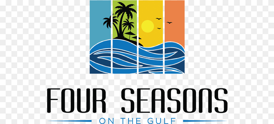 Logo Design By Shadow999 For Four Seasons On The Gulf Graphic Design, Art, Graphics, Plant, Tree Png Image