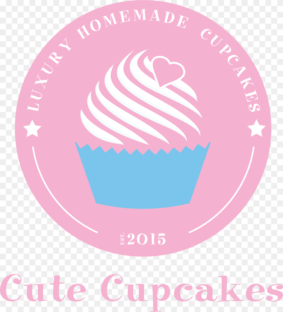 Logo Design Cute Cupcakes Cupcake, Dessert, Cake, Cream, Food Free Png Download