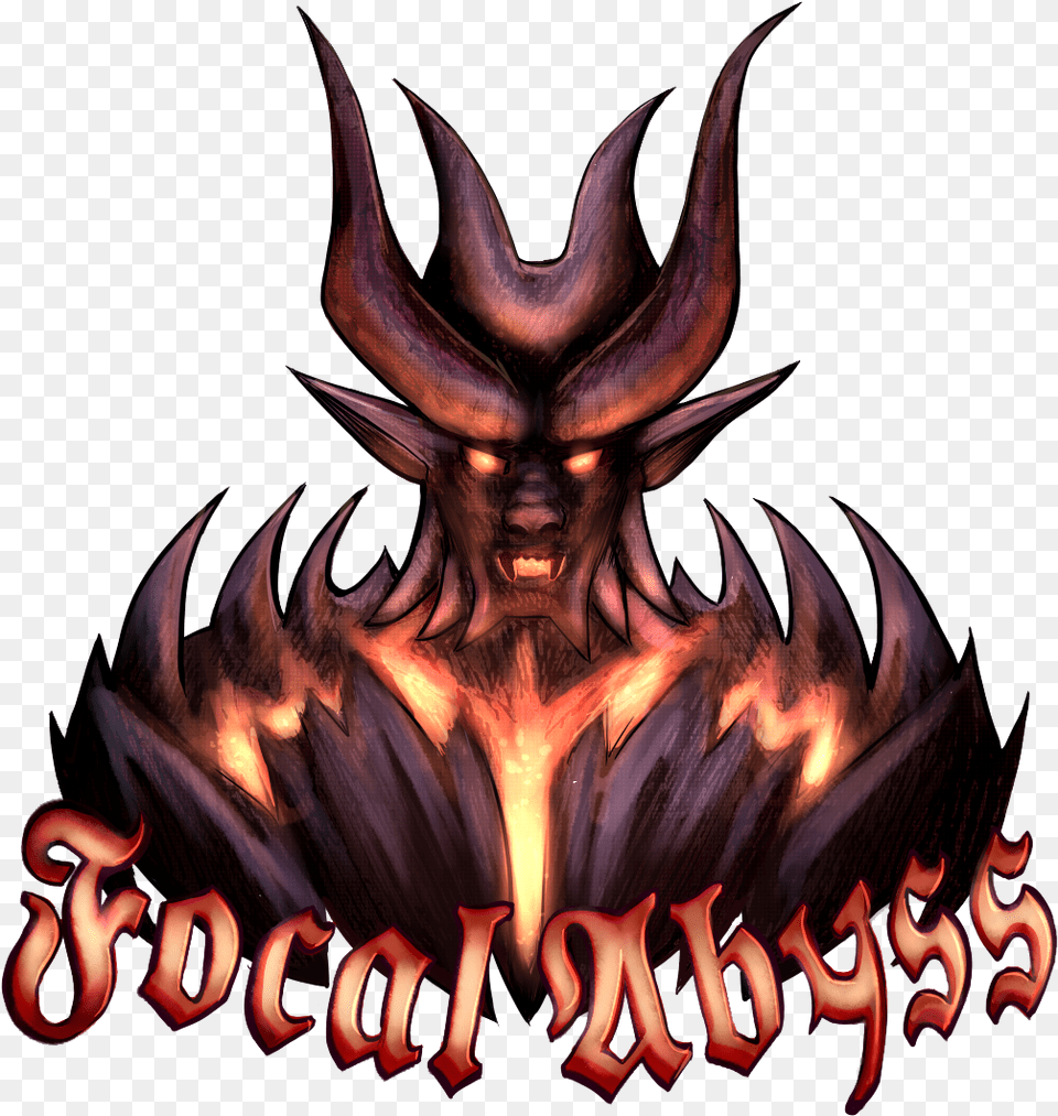 Logo Design For A Streamer Demon, Dragon, Bonfire, Fire, Flame Png Image