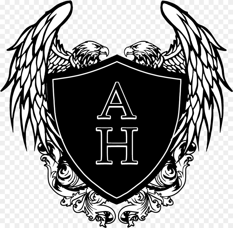 Logo Design For Ah Eagle Vector, Emblem, Symbol, Adult, Male Free Png