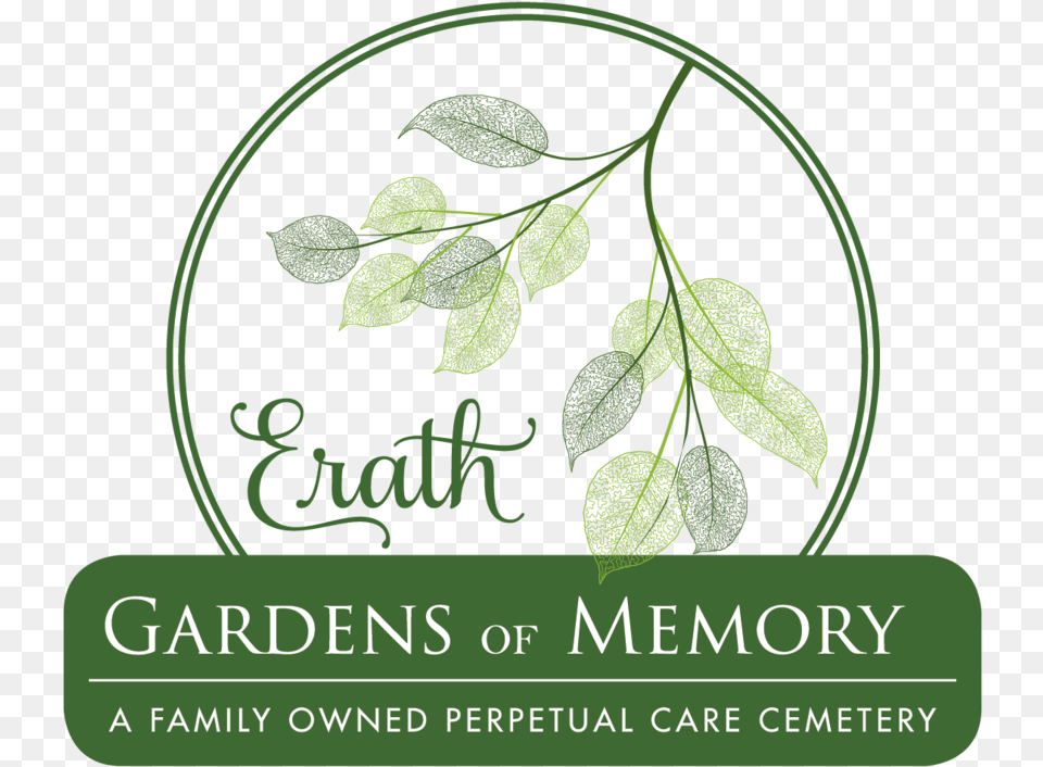 Logo Design For Erath Gardens Of Memory Cemetery Erath Gardens Of Memory Inc, Green, Herbal, Herbs, Leaf Png