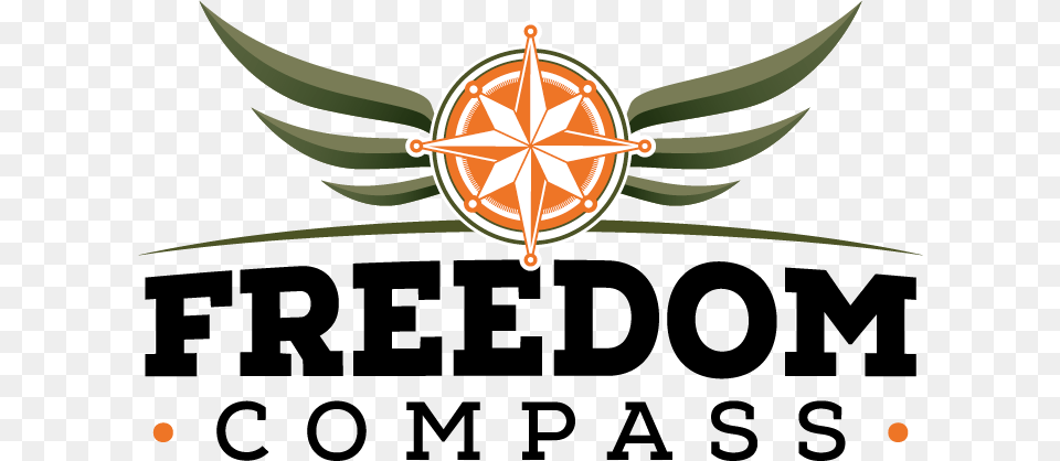 Logo Design For Freedom Compass Tours Service Trip Vertical, Emblem, Symbol, Blade, Dagger Free Transparent Png