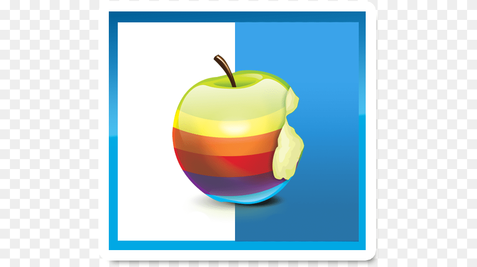 Logo Design For Hosting Mac Mini Apple, Food, Fruit, Plant, Produce Free Png Download