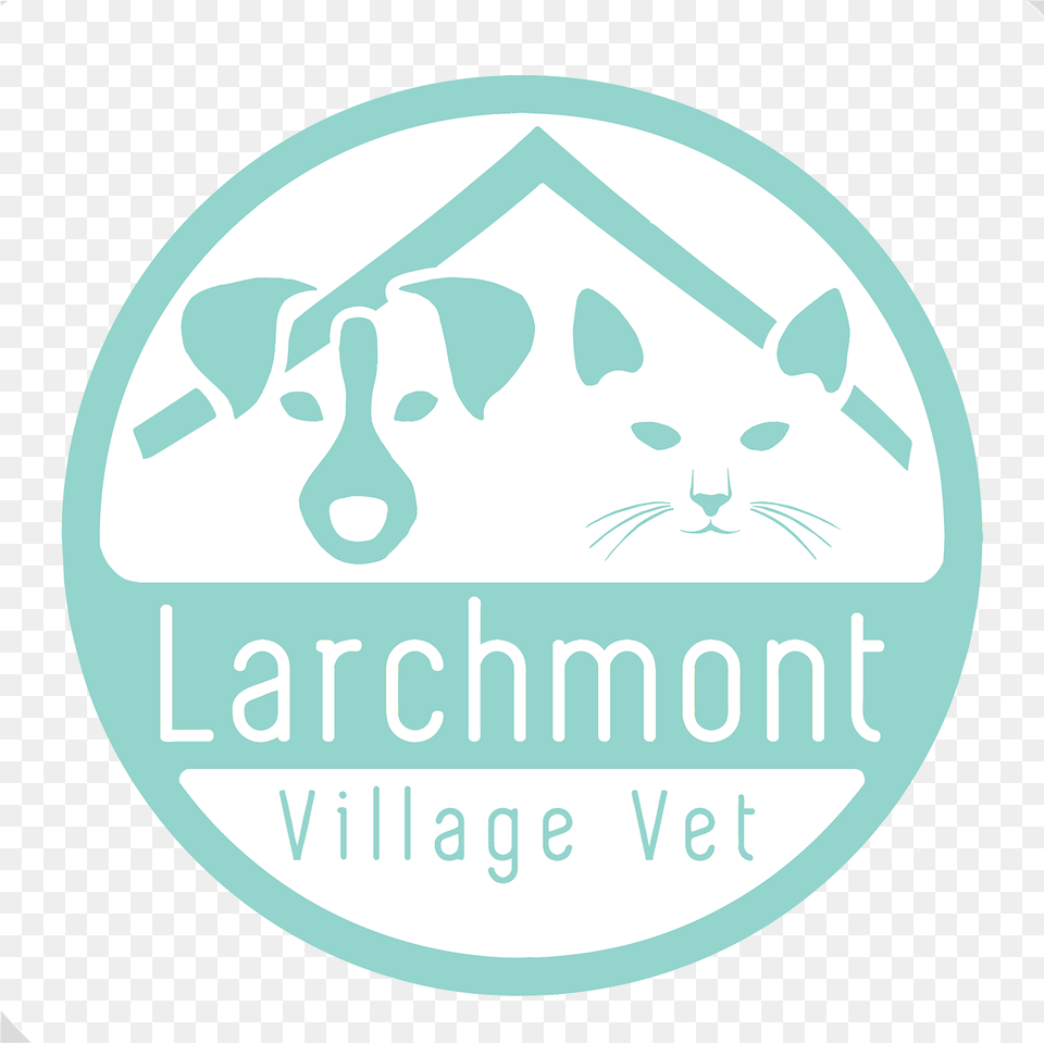 Logo Design For Larchmont Village Vet Circle, Sticker Png
