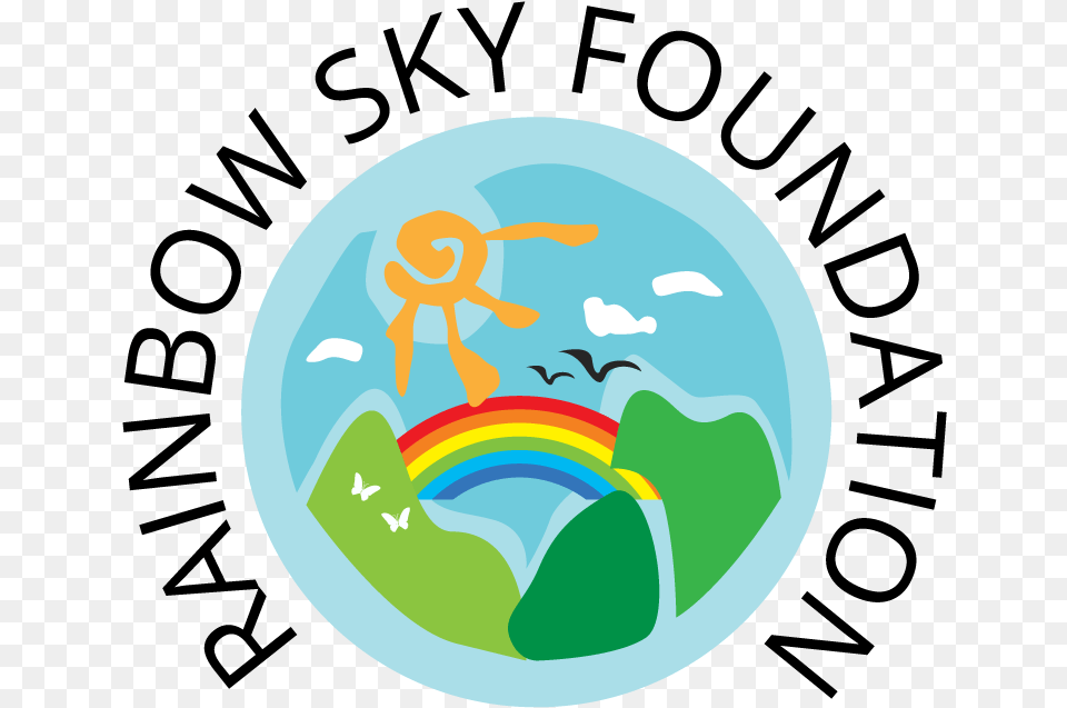 Logo Design For Rainbow Sky Foundation Graphic Design, Astronomy, Outer Space Png Image
