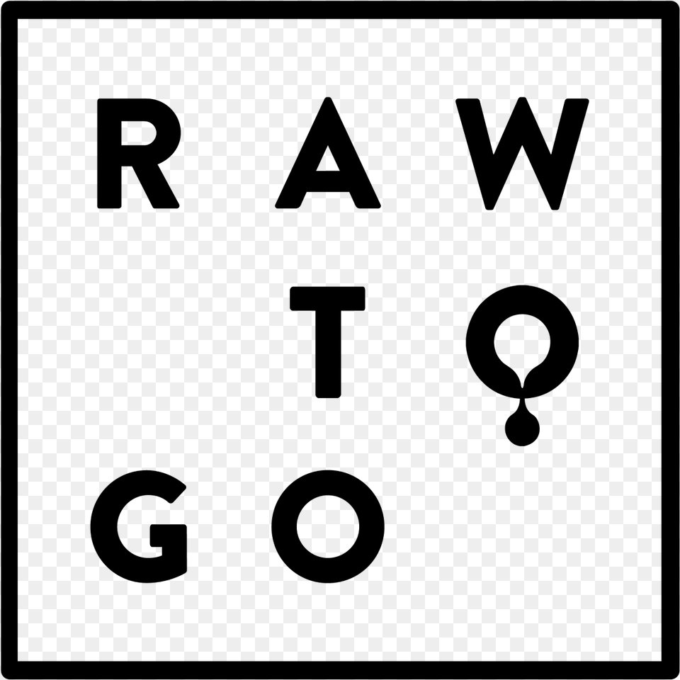Logo Design For Raw To Go The New Format Of The Well, Gray Png