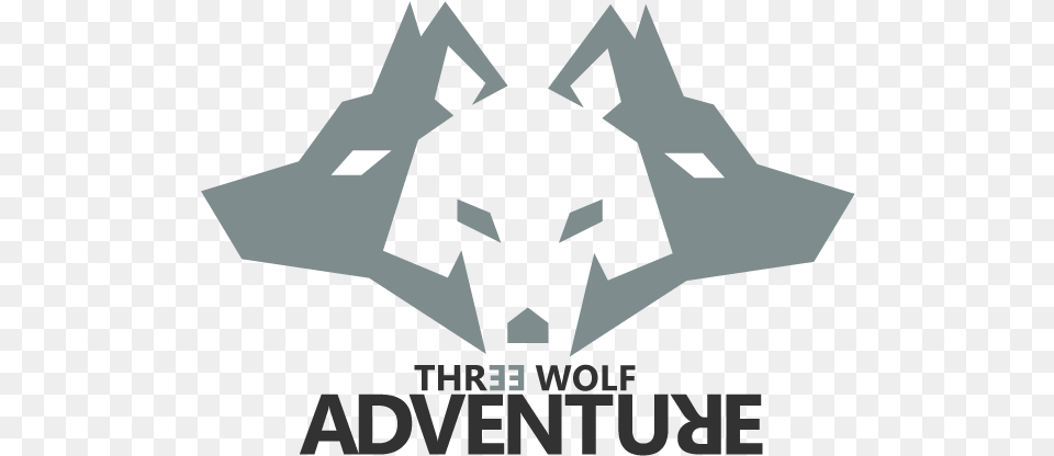 Logo Design For Three Wolf Adventure Design Black Wolf Logo, Symbol, Person Png Image