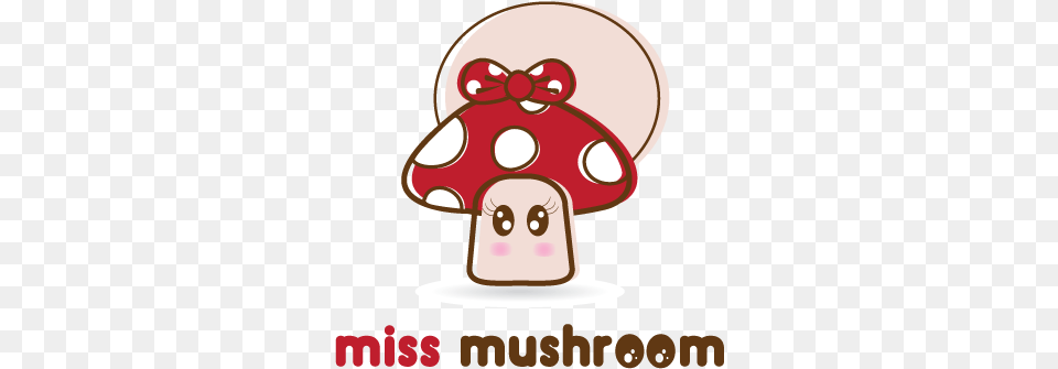 Logo Design Gallery Inspiration Miss Mushrooms, Food, Sweets, Face, Head Png Image