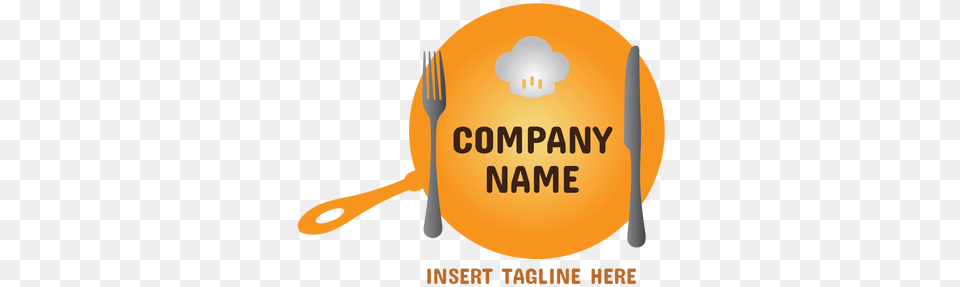 Logo Design Template Illustration, Cutlery, Fork Free Png Download