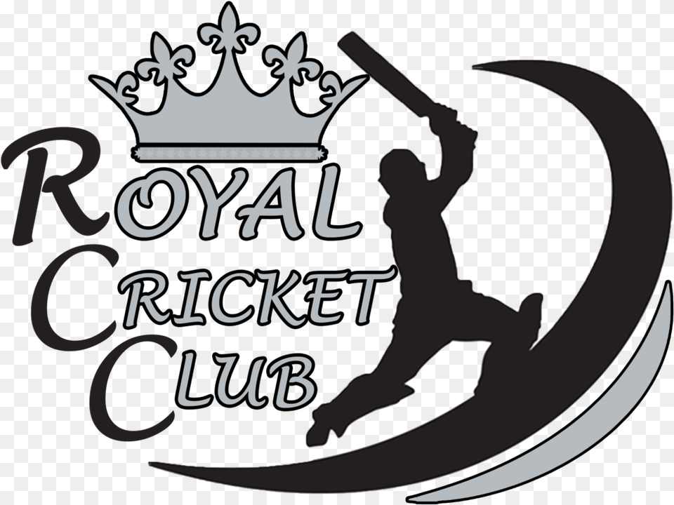 Logo Designed For Cricket Team Silhouette, Stencil, Person, Animal, Fish Free Transparent Png