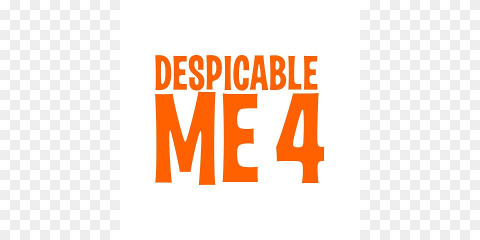 Logo Despicable Me 4 Dvd, Text Free Transparent Png