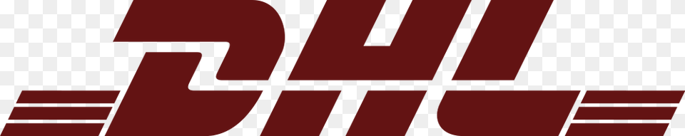Logo Dhl Old, Maroon Free Transparent Png