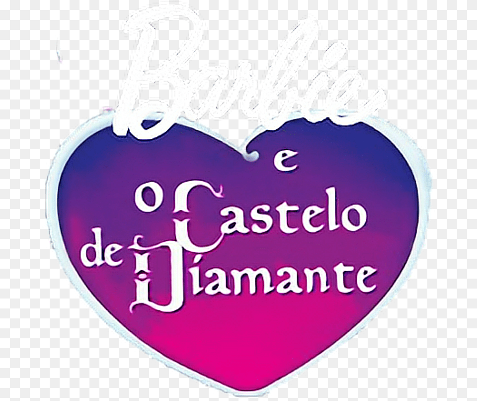 Logo Do Filme Barbie Eo Castelo De Diamantes Locket, Birthday Cake, Cake, Cream, Dessert Free Transparent Png
