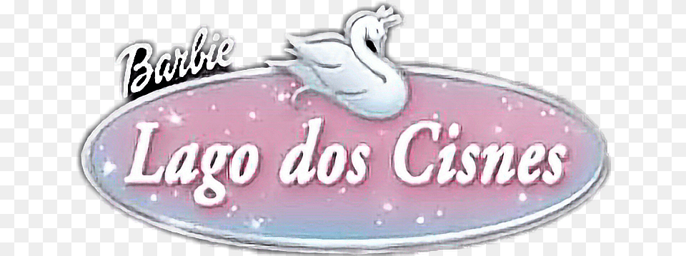 Logo Do Filme Barbie Lago Sticker By Gustavosilvalgns Barbie Lago Dos Cisnes, Birthday Cake, Cake, Cream, Dessert Png