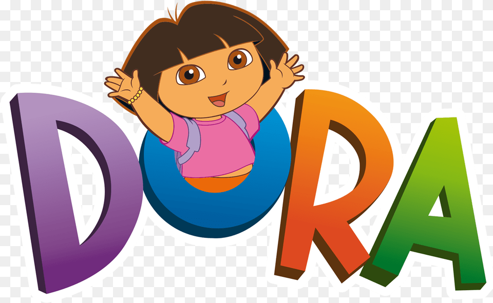 Logo Dora 6 Image Dora The Explorer Logo, Baby, Person, Face, Head Png