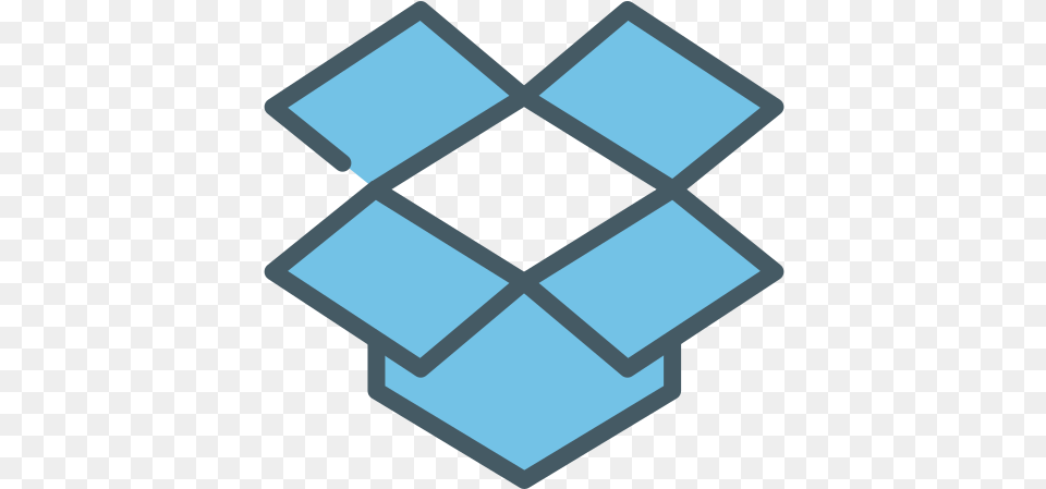 Logo Dropbox Box Icon Of Social Vertical, Blackboard Free Transparent Png