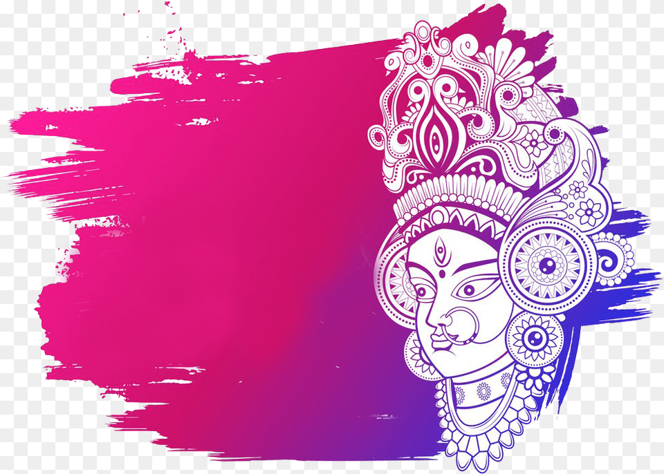 Logo Durga Maa, Graphics, Art, Doodle, Drawing Free Transparent Png