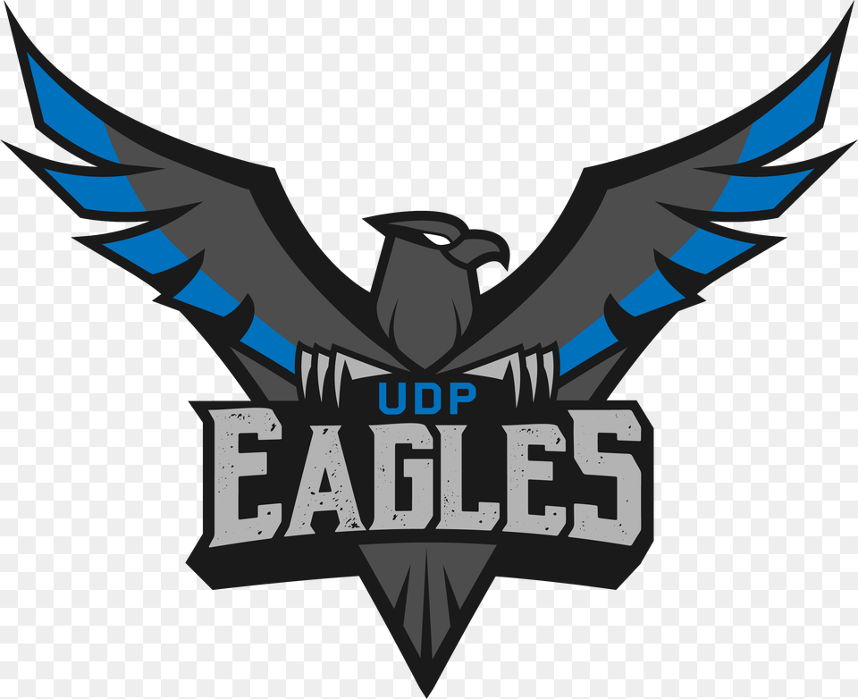 Logo Eagles V2 Blue 02 11 Eagles Logo, Emblem, Symbol, Animal, Bird Png