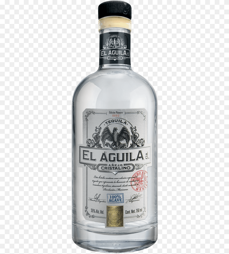 Logo El Aguila Tequila El Aguila Cristalino, Alcohol, Beverage, Liquor, Gin Png Image