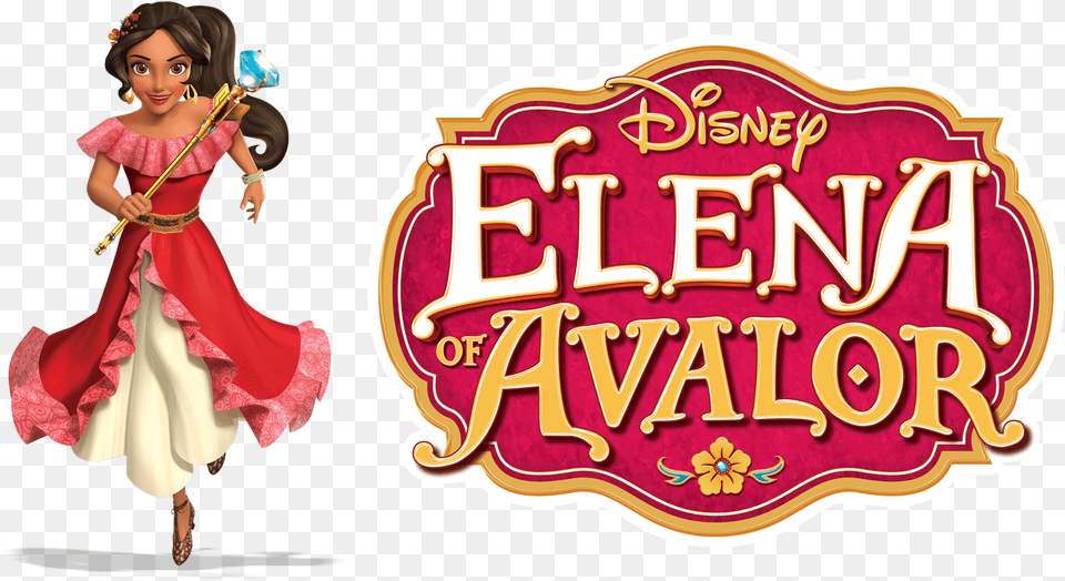 Logo Elena De Avalor Illustration, Child, Female, Person, Girl Png