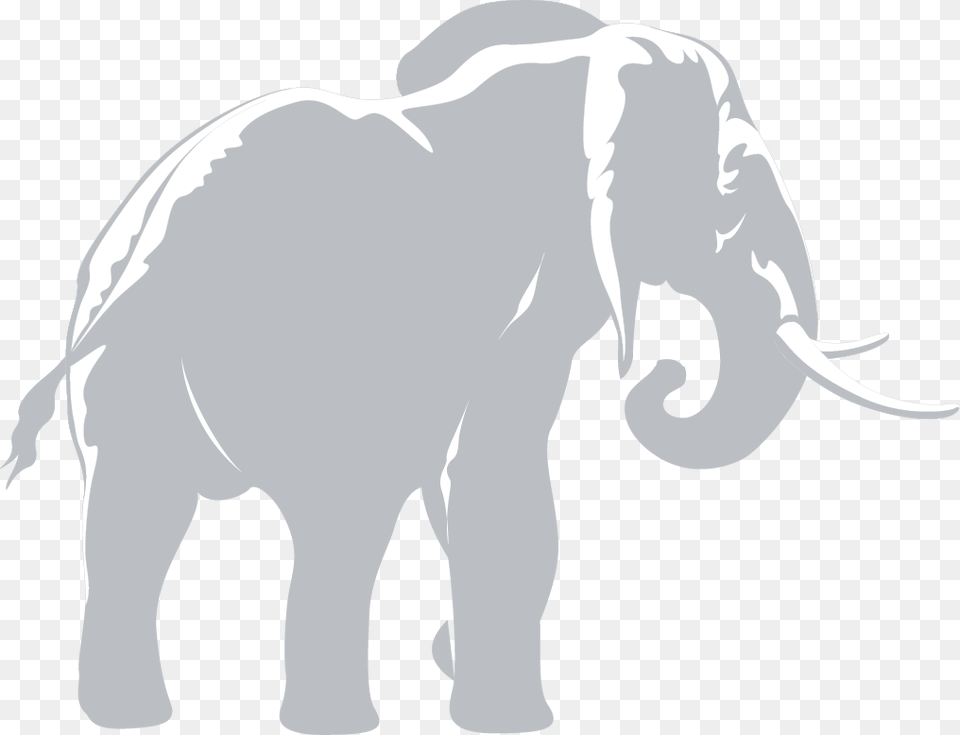 Logo Elephant Silhouette Black And White, Animal, Bear, Mammal, Wildlife Png