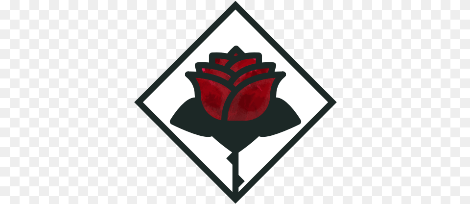 Logo Emblem, Flower, Plant, Rose, Maroon Free Png Download