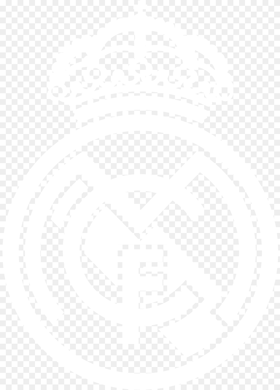 Logo En English To Watch This Video Enable Real Madrid Black Logo, Emblem, Symbol, Stencil, Ammunition Png