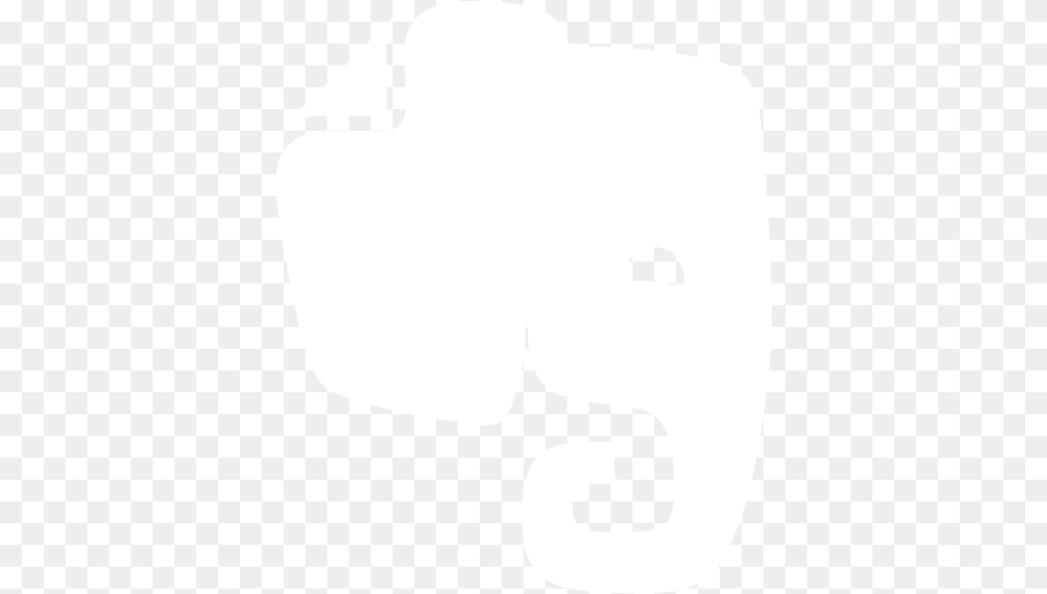 Logo Evernote White Evernote Icon White, Stencil Png Image
