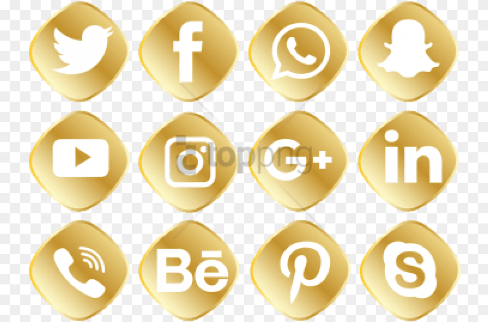 Logo Facebook Dourado, Number, Symbol, Text, First Aid Png Image