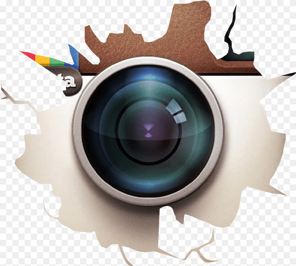 Logo Facebook Vector Transparent Logo Instagram Retro, Electronics, Photography, Camera Lens, Speaker Free Png Download