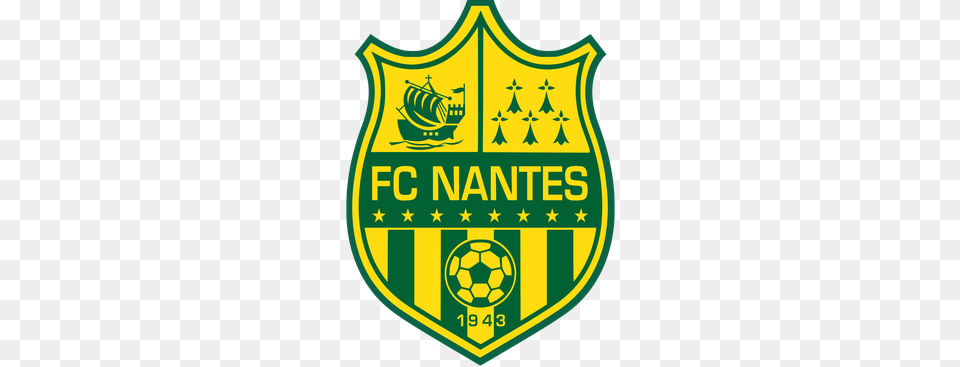 Logo Fc Nantes, Badge, Symbol, Ball, Football Png Image