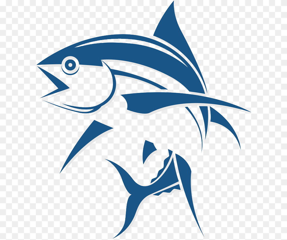 Logo Fishing Fish Cartoon Tuna Clipart, Animal, Sea Life, Shark Free Png Download