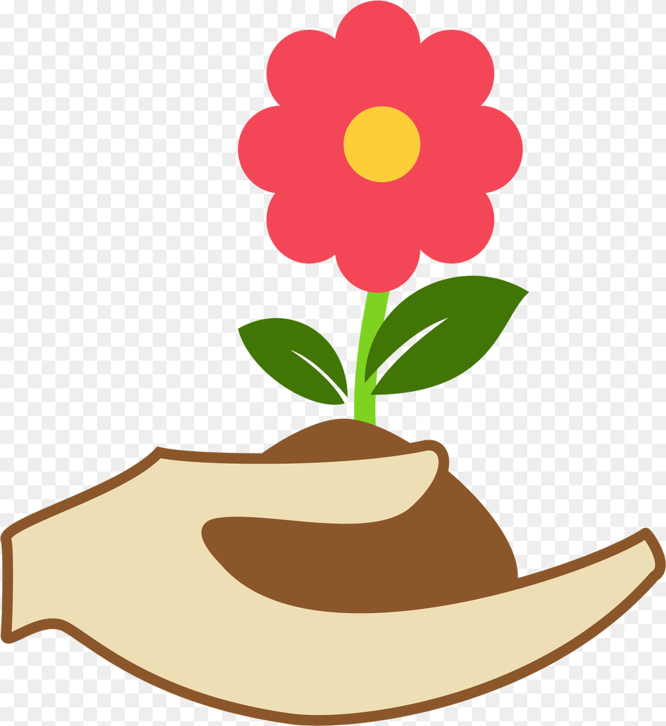 Logo Flower Pot Icon, Clothing, Hat, Petal, Plant Png Image