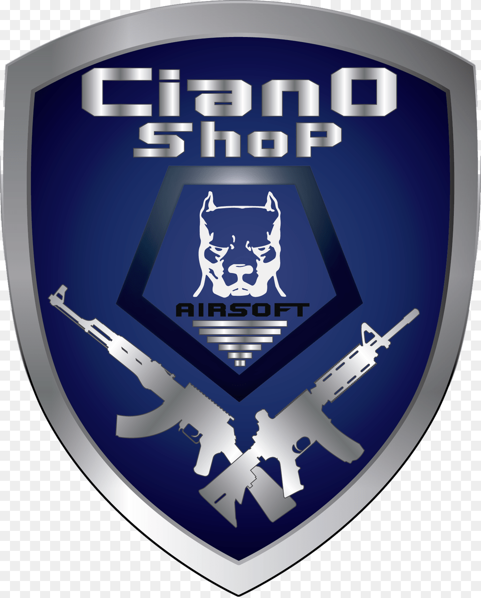 Logo Fondo Azul Web Airsoft, Badge, Symbol, Emblem, Armor Png Image