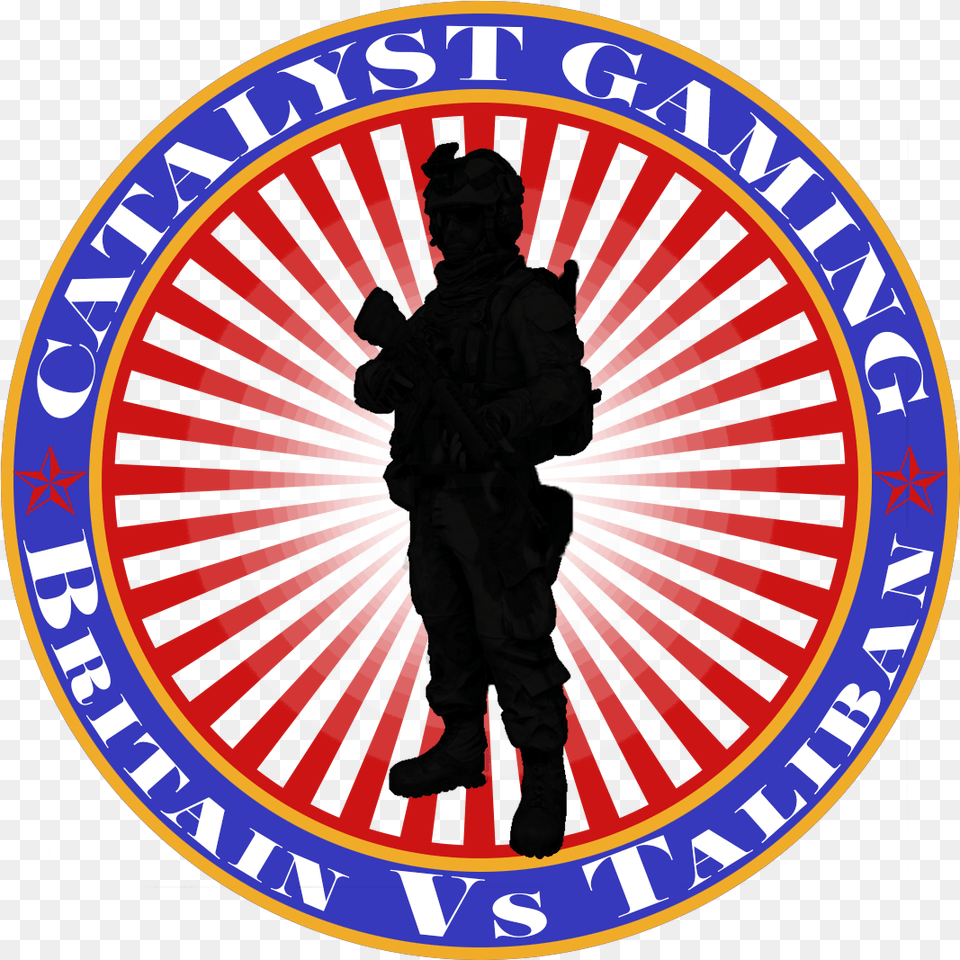 Logo For A Gmod Military Rp Server Circle, Adult, Male, Man, Person Free Transparent Png