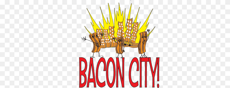 Logo For A Multi City Bacon Festival By Korte Language, Hanukkah Menorah Free Transparent Png