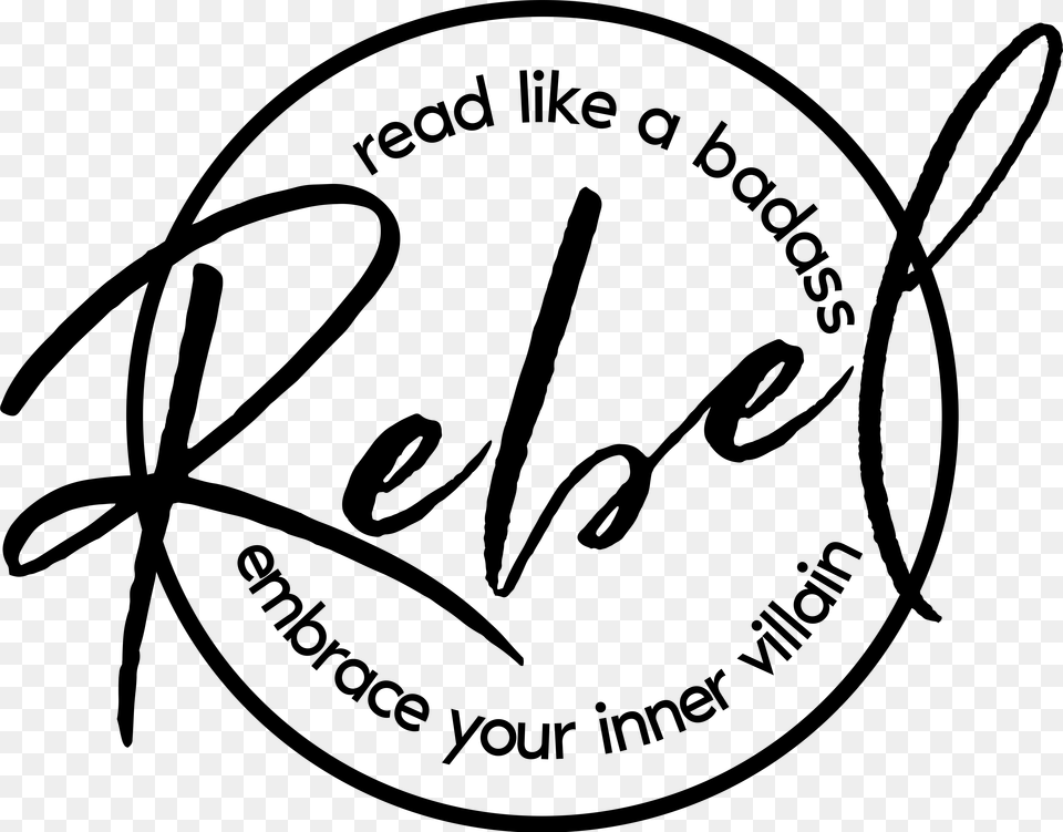 Logo For Author Rebel Farris Calligraphy, Handwriting, Text Png