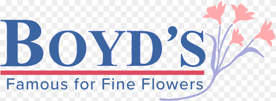 Logo For Boyd S Flowers Wilmington Long Beach New York, Leaf, Plant, Art, Graphics Free Png